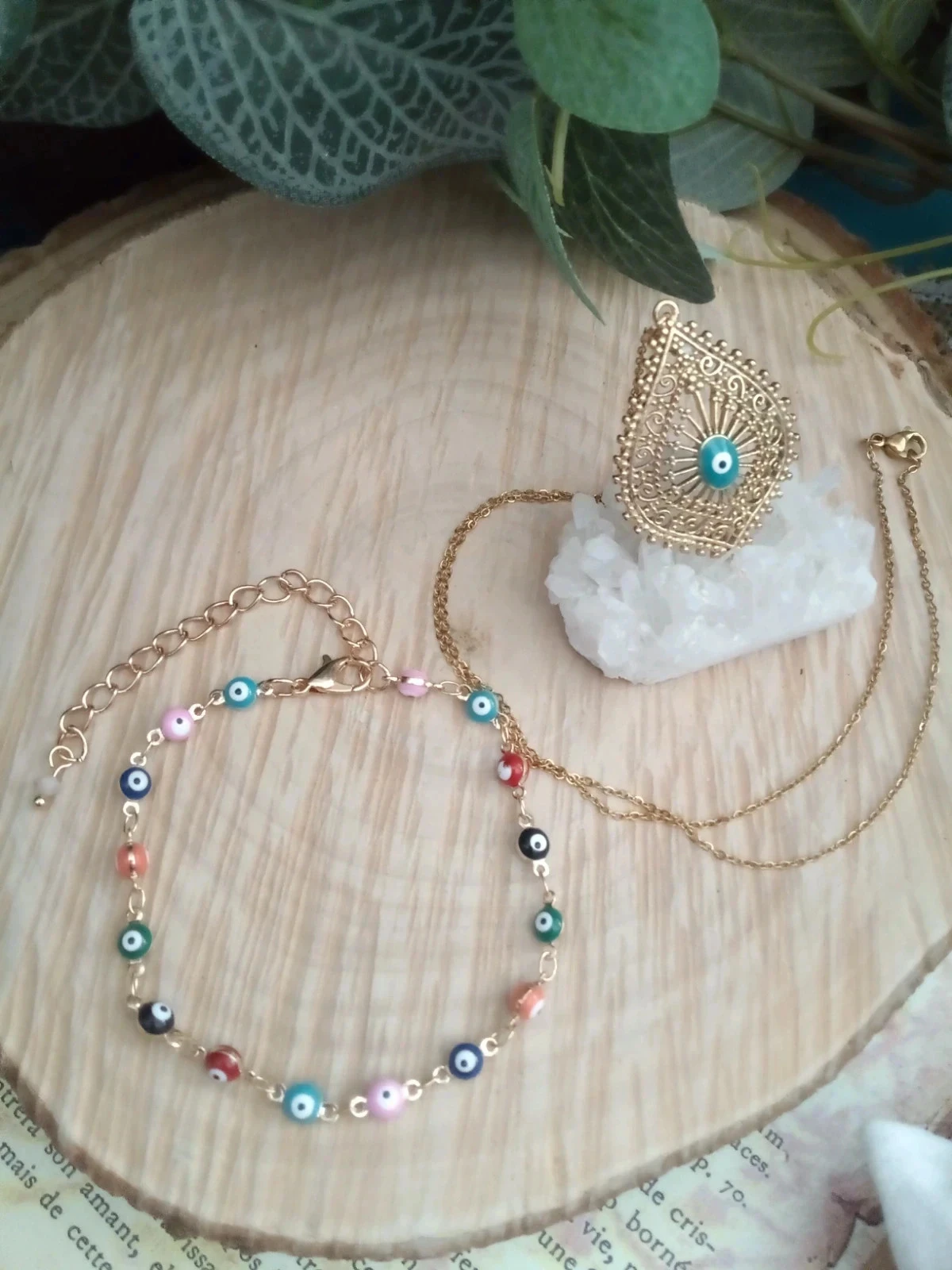 Parure bescherming/geluksbrenger 2 Bijoux oog van Nazar – photo 4